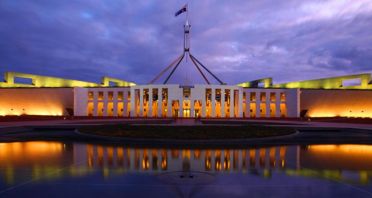 Photo of parliament house.